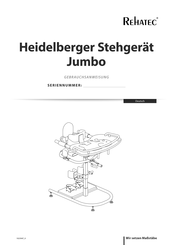 Rehatec JUMBO Gebrauchsanweisung