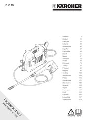 Kärcher K 2.16 Bedienungsanleitung