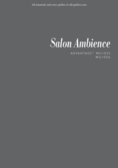 Salon Ambience ADVANTAGE+ WU/056 Bedienungsanleitung
