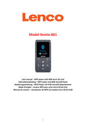 LENCO Xemio-861PK Bedienungsanleitung