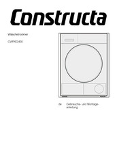 CONSTRUCTA CWP6G400 Gebrauchs- Und Montageanleitung