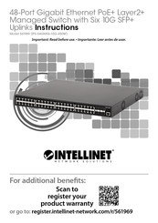 Intellinet Network Solutions IPS-54GM06-10G-450W Bedienungsanleitung