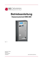 Beckmann EMS-800 Betriebsanleitung
