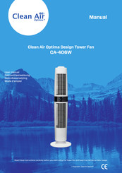 Clean Air Optima CA-406W Gebrauchsanweisung