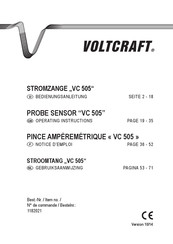 VOLTCRAFT VC 505 Bedienungsanleitung