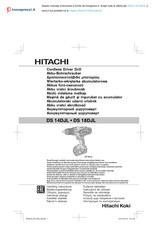 Hitachi DS 18DJL Bedienungsanleitung