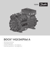 Danfoss BOCK HGX34 e A Betriebsanleitung