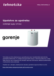 Gorenje Tiki GT 15 O Gebrauchsanweisung