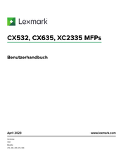 Lexmark CX532 Benutzerhandbuch