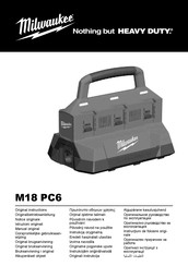 Milwaukee M18 PC6 Originalbetriebsanleitung