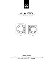 JL Audio ESUB e110 Bedienungsanleitung