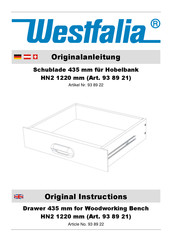 Westfalia 93 89 21 Originalanleitung