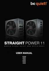 BE QUIET! Straight Power 11 650W Bedienungsanleitung