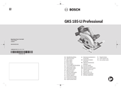 Bosch GKS 185-LI Professional Originalbetriebsanleitung