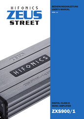 Hifonics ZEUS STREET ZXS900/1 Bedienungsanleitung