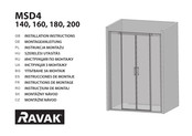 RAVAK MSD4 160 Montageanleitung