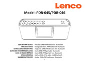LENCO PDR-045BK Schnellstartanleitung