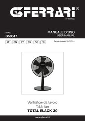 TREVIDEA G3 FERRARI TOTAL BLACK 30 Bedienungsanleitung