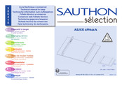 Sauthon Selection ALICE 2N841A Montageanleitung