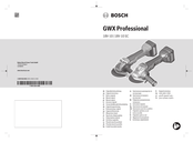 Bosch GWX 18V-10 Professional Originalbetriebsanleitung