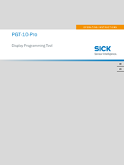 SICK PGT-10-Pro Betriebsanleitung