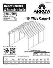 Arrow Storage Products CPH102909 Bedienungsanleitung & Montageanleitungen
