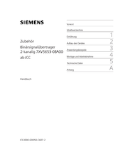 Siemens 7XV5653-0BA00 Handbuch