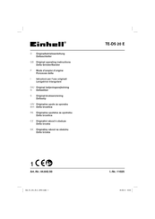 EINHELL 44.642.50 Originalbetriebsanleitung