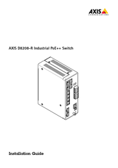 Axis Communications D8208-R Installationsanleitung