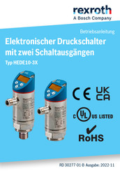 Bosch rexroth HEDE10-3 Serie Betriebsanleitung