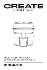 Create JUICER DUAL Bedienungsanleitung