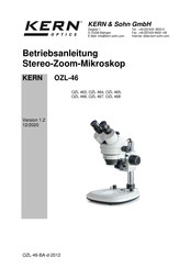 KERN Optics OZL 466 Betriebsanleitung