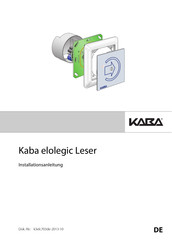 Kaba elolegic Installationsanleitung