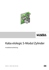Kaba elolegic S Installationsanleitung