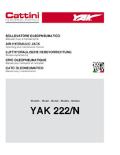 Cattini Oleopneumatica YAK 222/N Bedienungsanleitung
