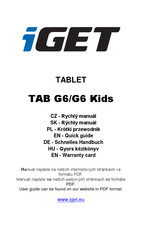 Iget TAB G6 Schnelles Handbuch