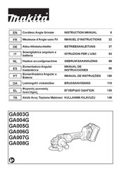Makita GA005GZ Betriebsanleitung