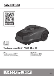 Parkside PMRA 20-Li A1 Originalbetriebsanleitung