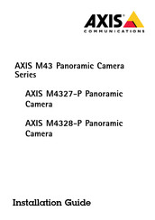 Axis M4327-P Installationsanleitung