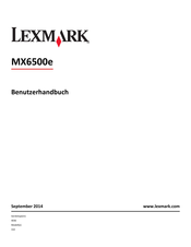 Lexmark MX6500 Benutzerhandbuch