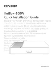 QNAP KoiBox-100W Kurzinstallationsanleitung