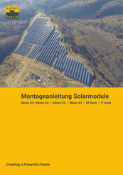 Solar Fabrik Mono S5 Montageanleitung
