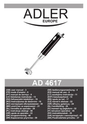 Adler europe AD 4617 Bedienungsanweisung