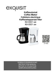exquisit KA 6501 sw Gebrauchsanweisung