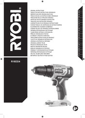 Ryobi R18DD4 Übersetzung Der Originalanleitung