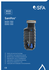 SFA SANIFOS 2100 Bedienungs- & Installationsanleitung