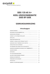 exquisit Side by Side SBS 135-4X A+ Gebrauchsanweisung