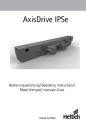 Hettich AxisDrive IPSe Bedienungsanleitung