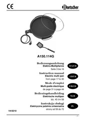 Bartscher A150.114G Bedienungsanleitung