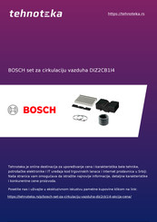 Bosch DIZ2CB1I4 Montageanleitung